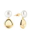 Gabi Rielle 14k Over Silver Lovestruck Collection 8mm Petal Dangle Earrings