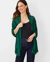 Ann Taylor Oversized Poncho Wrap In Fresh Evergreen