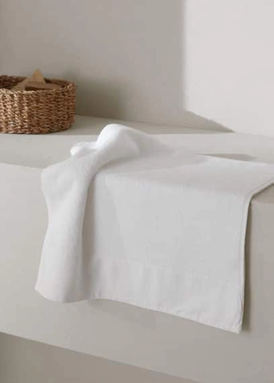 Mango Home 100% Cotton Hand Towel 50x90cm White