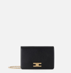 Elisabetta Franchi Women's Gold Swivel Logo Bag In Black