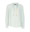 Elisabetta Franchi Viscose Shirt In Acqua