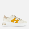 Hogan Rebel Leather Sneakers In White