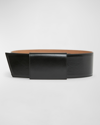 ALAÏA WIDE KNOT LEATHER BELT