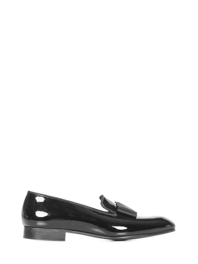 Church's Black Patent Leather Witham Loafers In Nero