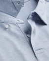 Charles Tyrwhitt Men's  Performance Semi Plain Polo Shirt In Blue