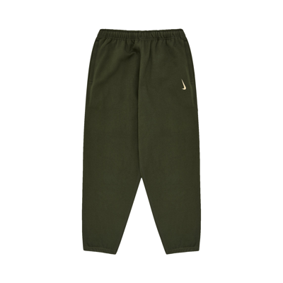Pre-owned Nike X Billie Eilish Fleece Pants 'sequoia/mushroom' In Green