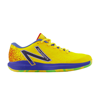 Pre-owned New Balance Wmns 996v4 Wide 'egg Yolk Bright Lapis' In Yellow