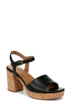 Naturalizer Lilly Platform Sandals In Black