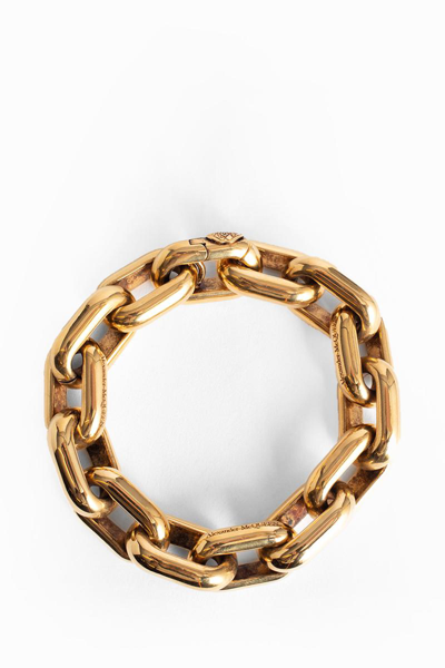 Alexander Mcqueen Bracelets In Gold