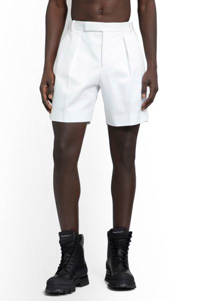 Alexander Mcqueen Shorts In White