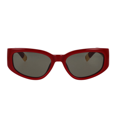 Jacquemus Sunglasses In Red