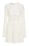 Giambattista Valli Lace Mini Dress In Off-white