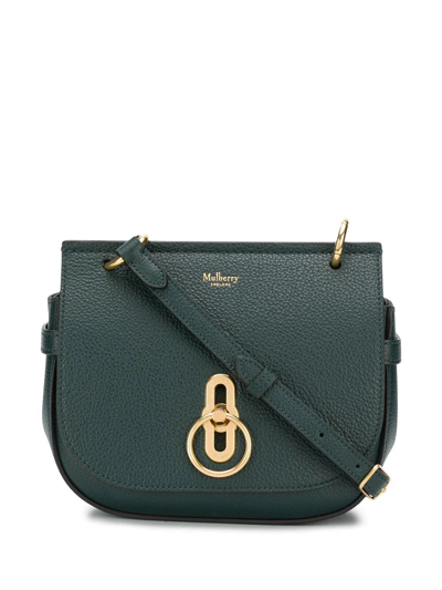 Mulberry Small Amberley Leather Shoulder Bag In Green