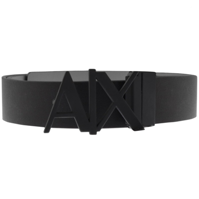 Armani Exchange Reversible Belt Black