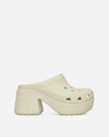 Crocs Unisex Siren Clogs In Bone-neutral In White