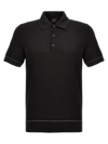 BRIONI BRIONI TEXTURED POLO SHIRT