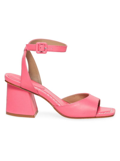 Bernardo Nyack Mid Heel Sandals In Peony