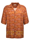 Dries Van Noten 'cassiemb' Geometric Embroidered Shirt In Multicolor