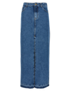 Philosophy Di Lorenzo Serafini Denim Maxi Skirt In Blue