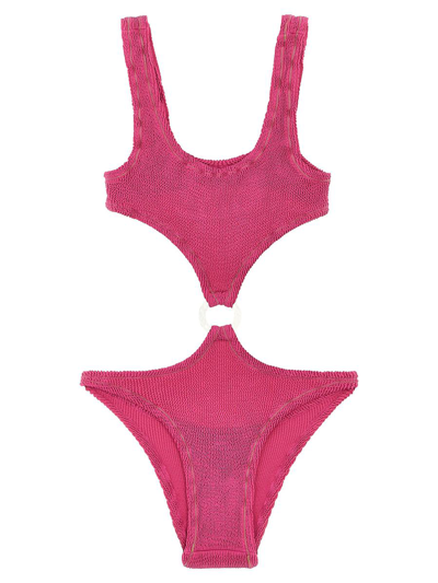 Reina Olga Augusta Beachwear Fuchsia In Multicolour