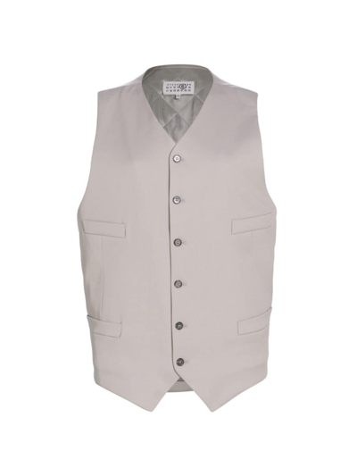 Mm6 Maison Margiela Women's Tie-back Waistcoat In Taupe