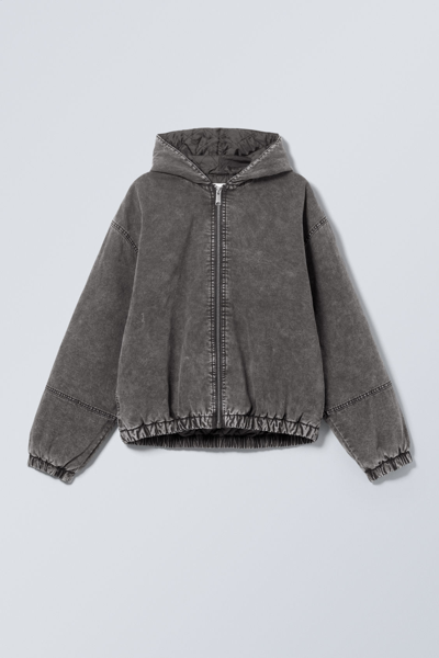 Weekday Remy Hooded Bomber Jacket