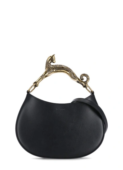 Lanvin Black Leather Hand Bag