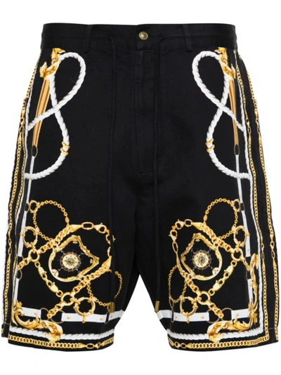 Camilla Pantaloni Scurti Coast To Coast Multicolor In Black