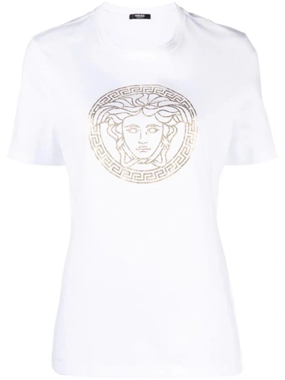 Versace White Medusa Foil T-shirt