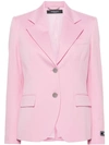 VERSACE PINK SINGLE-BREASTED JACKET