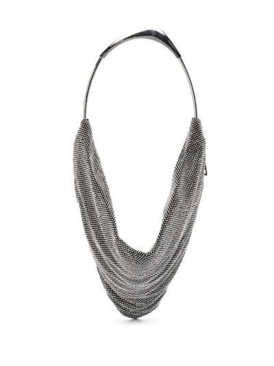 Benedetta Bruzziches Ursolina Rhinestone-embellished Shoulder Bag In Silber