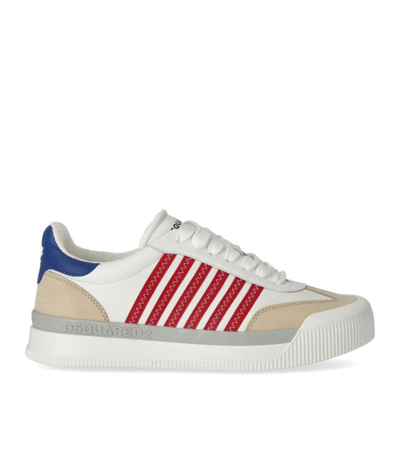 DSQUARED2 NEW JERSEY WHITE RED SNEAKER