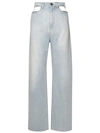 MAISON MARGIELA LIGHT BLUE COTTON JEANS