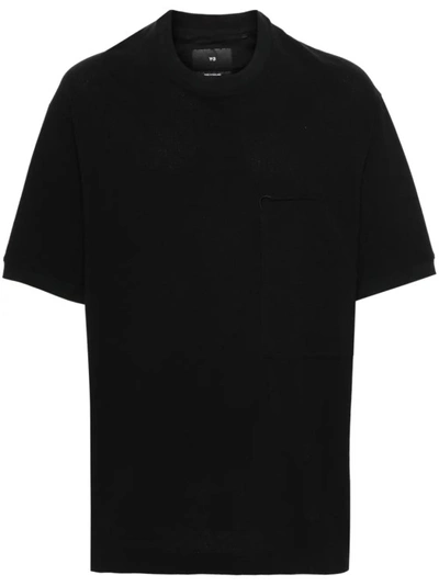 Y-3 Wrkwr Cotton T-shirt In Black