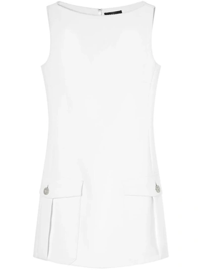 Versace White Shift Mini Dress