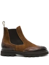 DOUCAL'S BROWN CHELSEA BOOTS