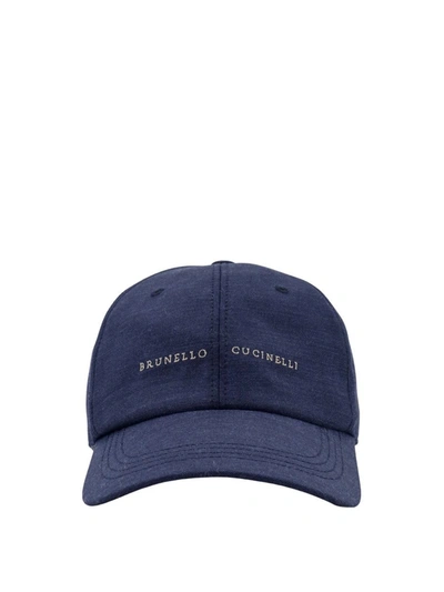 Brunello Cucinelli Hat In Blue