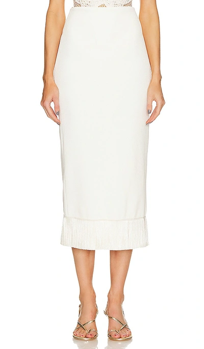 Patbo Midi Skirt In Ivory