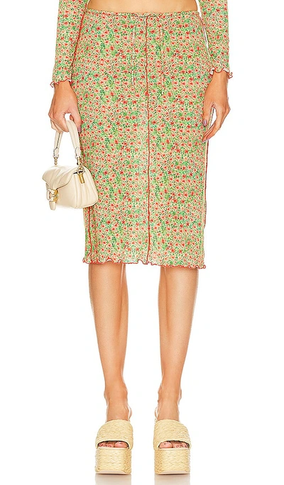 Siedres Joa Midi Skirt In Multicolour