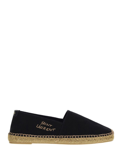 Saint Laurent Espadrilles In Nero/nero