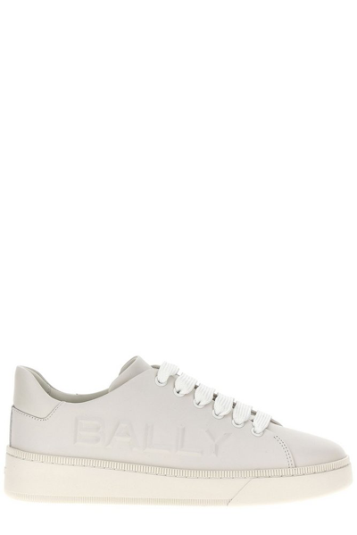 Bally Round Toe Lace In White