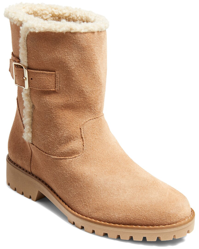 Jack Rogers Skylar Suede Bootie In Brown