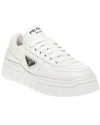 PRADA PRADA LOGO PADDED LEATHER SNEAKER