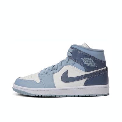 Jordan Air  1 Mid "two-tone Blue" Sneakers