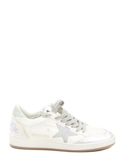 Golden Goose Deluxe Brand Ball Star Glittered Lace In White
