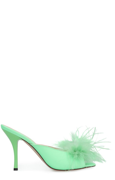 Pinko Heeled Slip In Green