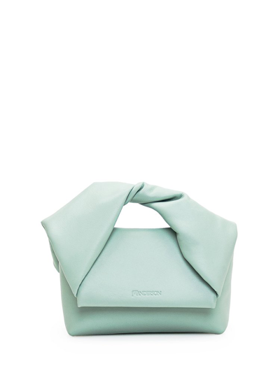 Jw Anderson Small Twister Tote Bag In Green