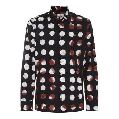 Vivienne Westwood Polka Dot Printed Buttoned Shirt In Multi