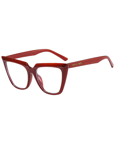 Fifth & Ninth Women's Adelaide 55mm Blue Light Optical Frames In Red