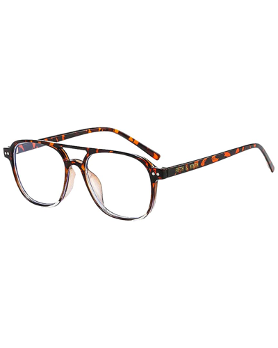 Fifth & Ninth Unisex Essex 53mm Blue Light Readers In Brown